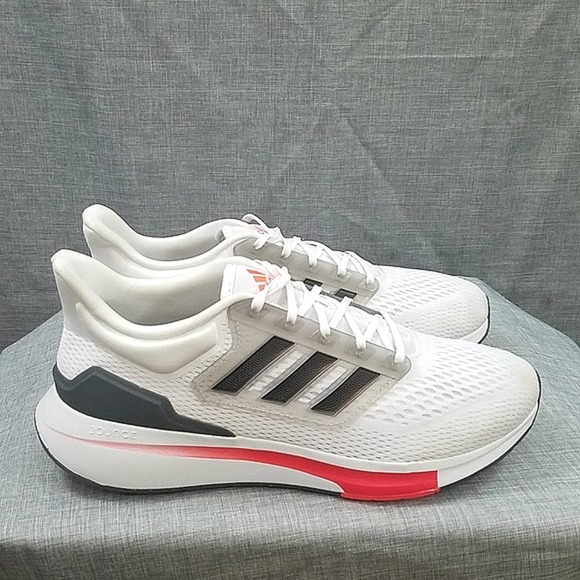Adidas eq21 running sneaker men\'s 11 white black main image 8